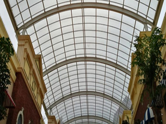 盖州屋面网架顶棚吊装方案